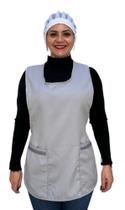 Kit avental bata + touca Kit avental bata + touca