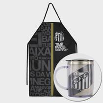 Kit Avental e Caneca termica Santos Kit Avental e Caneca termica Santos