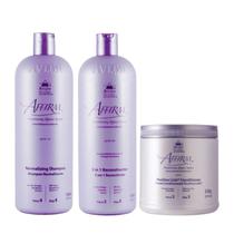 Kit Avlon Affirm - Shampoo Normalizante 950ml + Reconstrutor 5 em 1 950ml + Creme Positive Link 650g Kit Avlon Affirm - Shampoo Normalizante 950ml + Reconstrutor 5 em 1 950ml + Creme Positive Link 650g