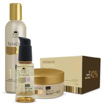 Kit Avlon KeraCare - Shampoo Intensive Restorative 240ml + Máscara Intensive Restorative 180g + Silken Seal 60ml Kit Avlon KeraCare - Shampoo Intensive Restorative 240ml + Máscara Intensive Restorative 180g + Silken Seal 60ml