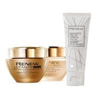 Kit avon renew ultimate dia e noite + gel de limpeza renew cuidado facial completo Kit avon renew ultimate dia e noite + gel de limpeza renew cuidado facial completo