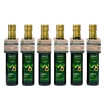 Kit Azeite de Abacate 6 unidades de 250 ml Saudável Saboroso