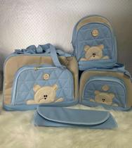 Kit azul luxo 4 peças
