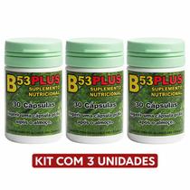 Kit B53 Plus 30 Cápsulas Suplemento Alimentar Natural