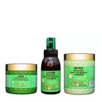 Kit Baba Quiabo premium coiffer 3 passos Hidratação Nutrição