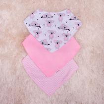 Kit Babador 3 pcs para Bebe Impermeável