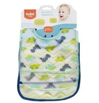Kit Babador Com Bolso 2un. Dinossauro - Buba Kit Babador Com Bolso 2un. Dinossauro - Buba