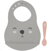 Kit Babador e Colher Infantil Tramontina Le Petit 02 Peças