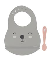 Kit Babador e Colher Infantil Tramontina Le Petit 2 Peças