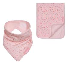 Kit Babador e Pano de Ombro Lilica Ripilica Hipoalergênico Rosa 6714894 Kit Babador e Pano de Ombro Lilica Ripilica Hipoalergênico Rosa 6714894