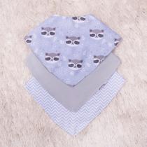 Kit Babador Impermeável para Bebê 3 peças