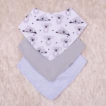 Kit Babador Impermeável para Bebê 3 peças