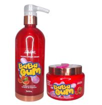 Kit Babagum Melancia Life Hair 500ml