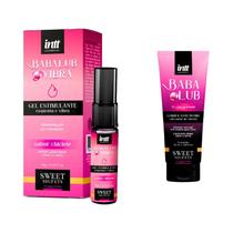 Kit Babalub HOT com Lubrificante Babalub Vibra Hot Chiclete Intt