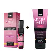 Kit Babalub HOT com Lubrificante + Babalub Vibra Hot Chiclete Intt