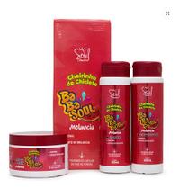 Kit babasoul melancia soul 3x300ml sh+cond+másc capilar