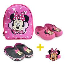 Kit Babuche Infantil Sandália Papete Feminina Com Mochila Escolar E Pulseira Regulável Novo Meninas