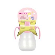 Kit Baby 01 Copo com Alça Rosa + 01 Pote Para Leite em Pó - Sanremo- Ideal Para Passeios