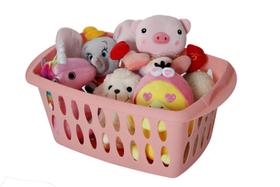 Kit Baby Bear Menina Cesto Roupa Lixeira Cesto Organizado e Saboneteira