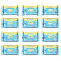 Kit Baby Club Ultra Care: 12 Pacotes Toalhas Umedecidas Baby 20x13cm Com 100Un Kit Baby Club Ultra Care: 12 Pacotes Toalhas Umedecidas Baby 20x13cm Com 100Un