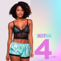 Kit Baby Dool Pijamas Cetim C/Renda Luxo Shot Dool Atacado 4 Un Revenda Kit Sortidos conforto. Kit Baby Dool Pijamas Cetim C/Renda Luxo Shot Dool Atacado 4 Un Revenda Kit Sortidos conforto.