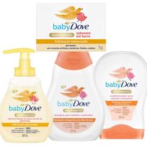 Kit Baby Dove para cabelo Cacheados Coco Hipoalergênico 4-Produtos