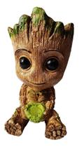 Kit Baby Groot Vaso Ou Porta Objetos -15 Cm Marvel 5 Modelos - Abiasafe