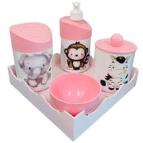Kit Baby Higiene Safari c/bandeja COLORIDA Kit Baby Higiene Safari c/bandeja COLORIDA