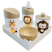 Kit Baby Higiene Safari c/bandeja COLORIDA Kit Baby Higiene Safari c/bandeja COLORIDA