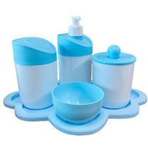 Kit Baby Higiene SEM PERSONALIZAR c/bandeja Nuvem COLORIDA