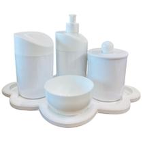 Kit Baby Higiene SEM PERSONALIZAR c/bandeja Nuvem COLORIDA Kit Baby Higiene SEM PERSONALIZAR c/bandeja Nuvem COLORIDA