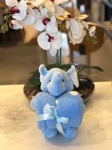 Kit Baby Manta/Bichinho Pelucia Microfibra.Elefante