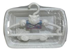 Kit Baby Organizador Cabide E Saboneteira Plastibrasil Kit Baby Organizador Cabide E Saboneteira Plastibrasil