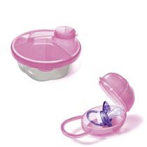 Kit Baby Porta Leite em Pó e Porta Chupeta Joaninha Infantil