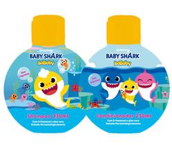 Kit Baby Shark Shampoo para Bebê Condicionador Recém-Nascido