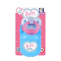 Kit Baby Soffi Chupeta + Porta Chupeta P/ Bonecas - Cotiplás Kit Baby Soffi Chupeta + Porta Chupeta P/ Bonecas - Cotiplás