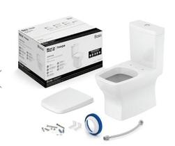 Kit Bacia C/ Caixa 3/6 Lts+compl Instalacao+assento Termof Soft Close Boss Branco - Roca Louças Kit Bacia C/ Caixa 3/6 Lts+compl Instalacao+assento Termof Soft Close Boss Branco - Roca Louças