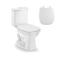 Kit Bacia + Caixa Acoplada + Assento Like Branco - Celite Kit Bacia + Caixa Acoplada + Assento Like Branco - Celite