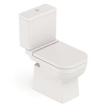 Kit Bacia com Caixa Acoplada Assento Termofixo Elite Celite Bege/Beige Kit Bacia com Caixa Acoplada Assento Termofixo Elite Celite Bege/Beige