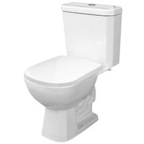 Kit Bacia com Caixa Acoplada e Assento Square Quadrado Duo Flow Polipropileno Branco Lorenzetti Kit Bacia com Caixa Acoplada e Assento Square Quadrado Duo Flow Polipropileno Branco Lorenzetti