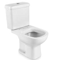 Kit Bacia com Caixa Acoplada Etna de Piso Louça Sanitária Branco Icasa Kit Bacia com Caixa Acoplada Etna de Piso Louça Sanitária Branco Icasa