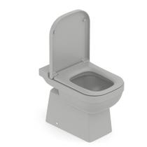 Kit Bacia Convencional com Assento Termofixo Elite Celite Cinza/Stone