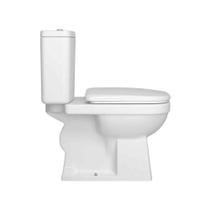 Kit Bacia Quadra CD.01 Branco Deca 400x360x650 - Bacia Caixa Acoplada Slow Close