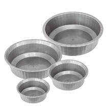 Kit Bacias Plásticas 4 Pçs 5,5L 3L 1,5L 1L Cinza Arqplast - Arqp4last