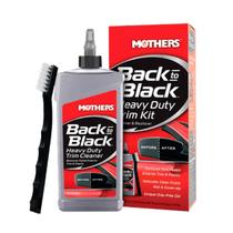 Kit back to black mothers 350ml limpa frisos e parachoques