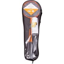 Kit Badminton 2 Raquete 3 Peteca Vollo Kit Badminton 2 Raquete 3 Peteca Vollo