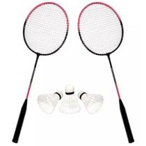 Kit Badminton 2 Raquetes + 3 Petecas C/ Bolsa Star Sport - Art House