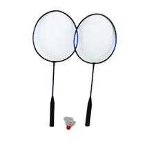 Kit Badminton Com 2 Raquetes e 1 Peteca