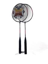 Kit Badminton com 2 raquetes e 1 peteca e bolsa transporte Kit Badminton com 2 raquetes e 1 peteca e bolsa transporte