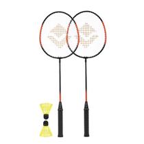 Kit Badminton Completo 2 Raquetes e 2 Petecas Vollo - VB003 Kit Badminton Completo 2 Raquetes e 2 Petecas Vollo - VB003